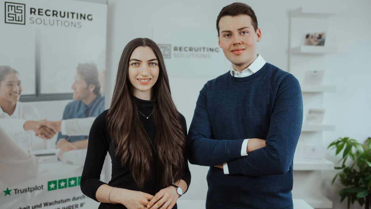 Chiara Bergamasco und Matthias Schäfer von MS Recruiting 